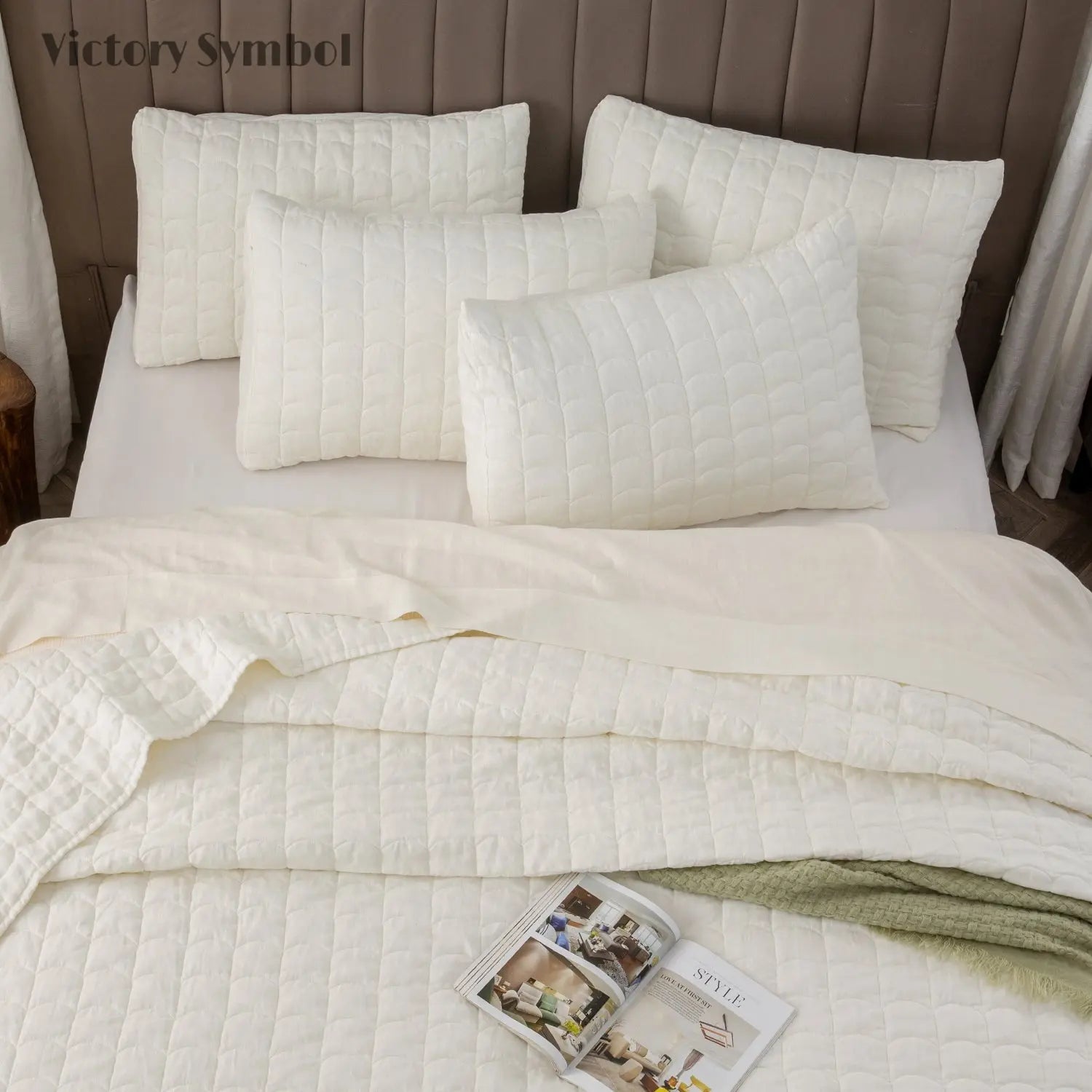 Warm up for winter, start with linen - Victory Symbol