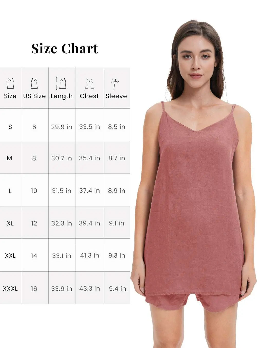 Clay Red Women's Linen Camisole Tank Top-victory symbol