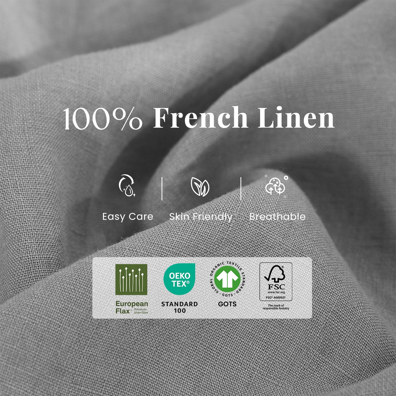 Grey Fabric-Victory Symbol