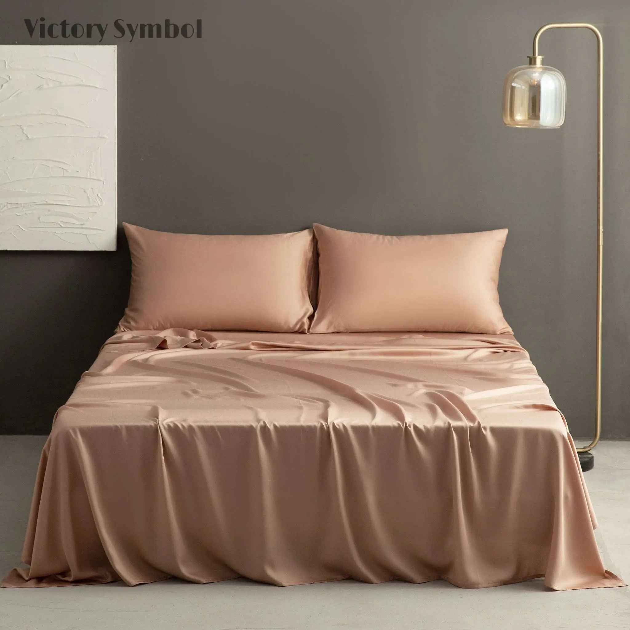 Light Terracotta 100% Tencel Sheets set