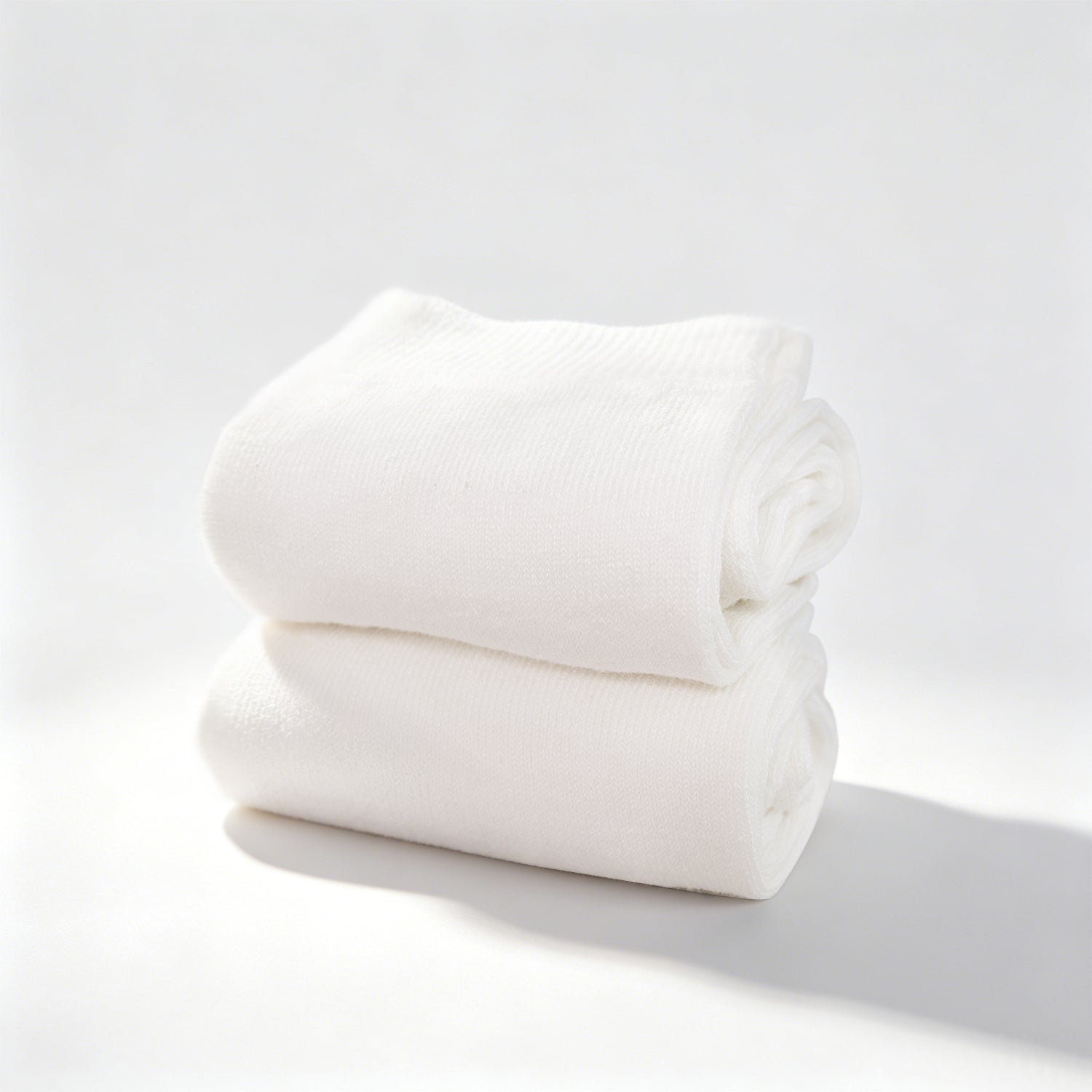 White 100% Organic Hemp Socks - Breathable & Anti-Odor-Victory Symbol