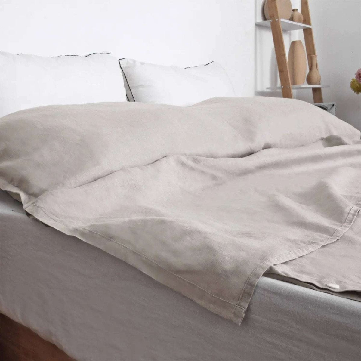 Khaki 100% Linen Portable Bed Sheet,Sleeping Bag Liner for Hotel and Travel,Sleep Sack Adult - Ultra Lightweight Backpacking with Zipper - Victory Symbol