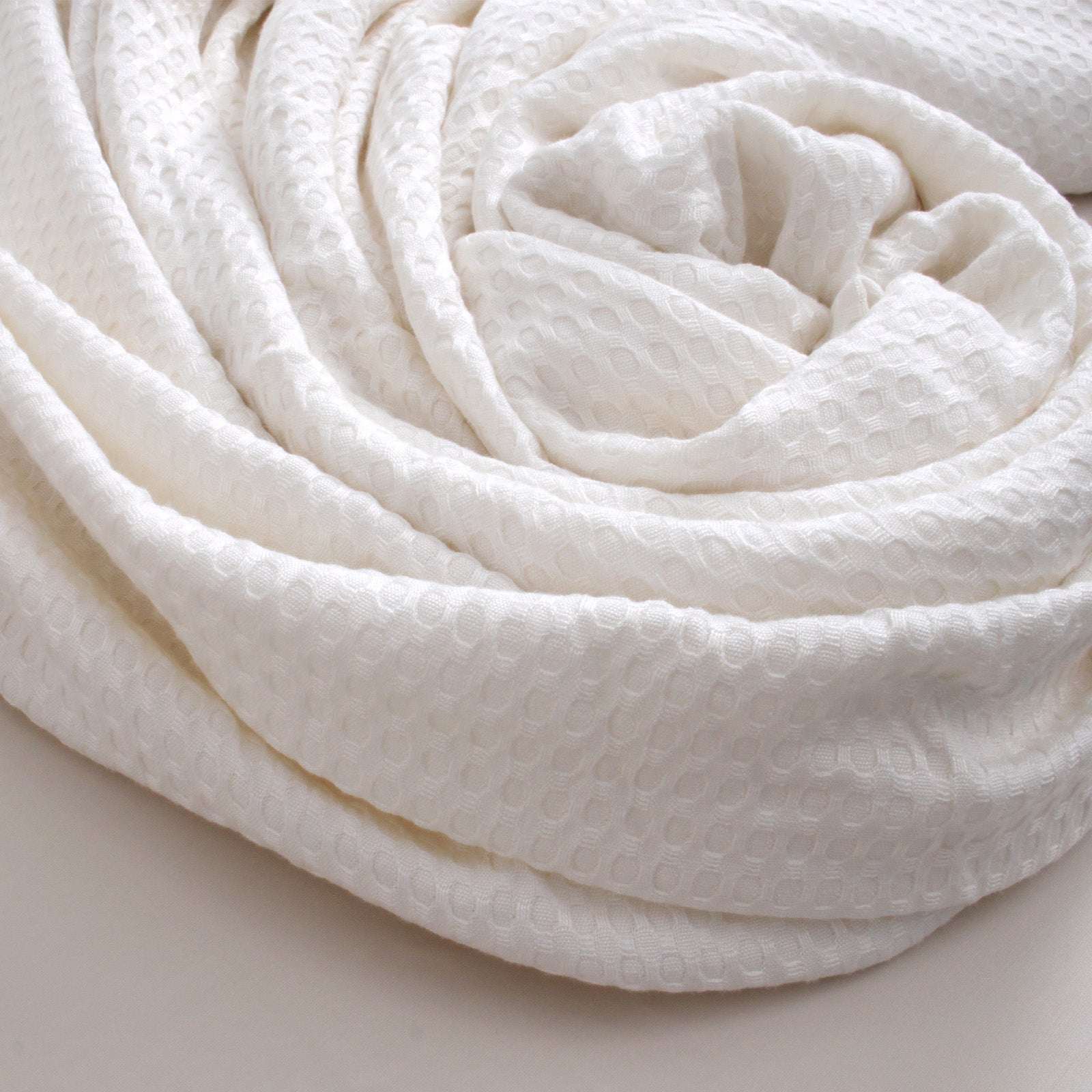 White 100% Organic Bamboo Blanket-Victory Symbol