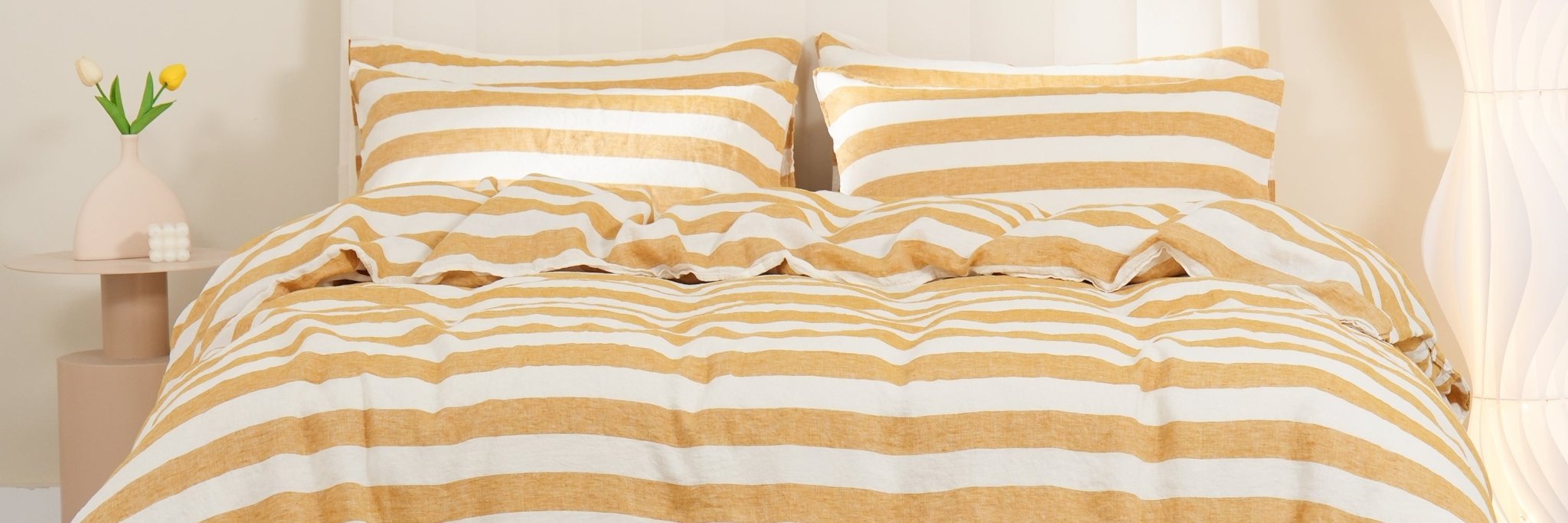 Striped Bedding - Victory Symbol