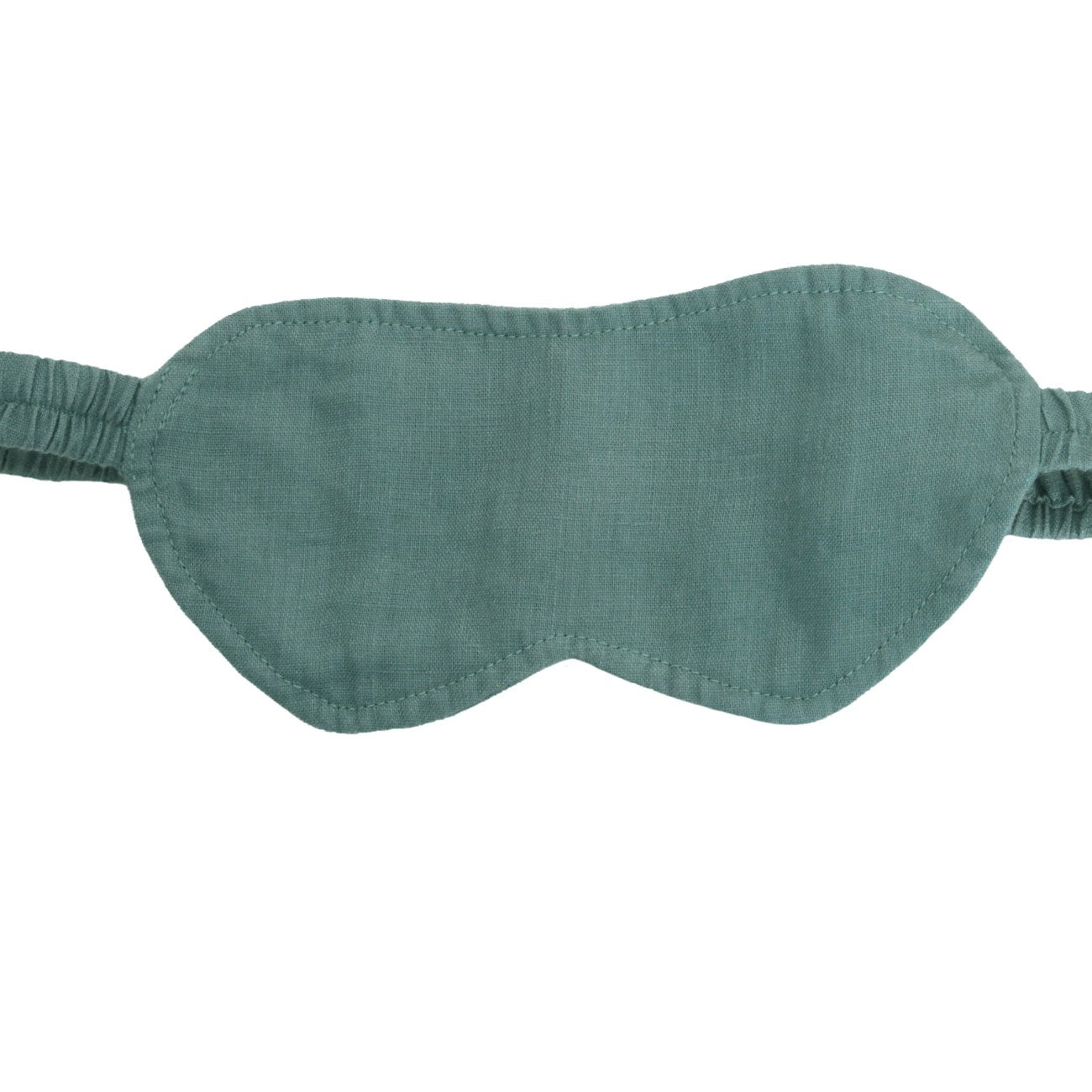 Blue Grey 100% Organic Linen Eye Mask - Victory Symbol