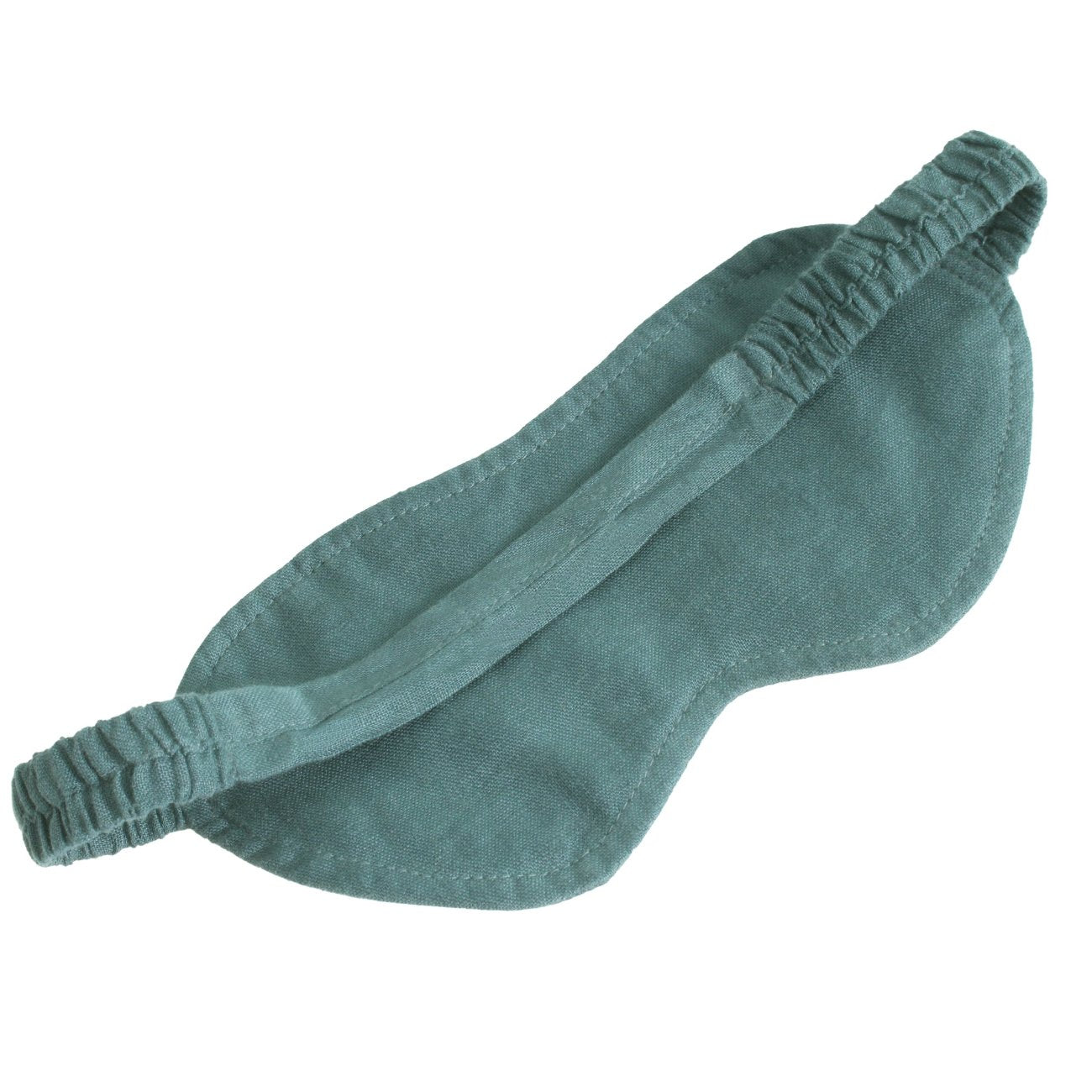 Blue Grey 100% Organic Linen Eye Mask - Victory Symbol