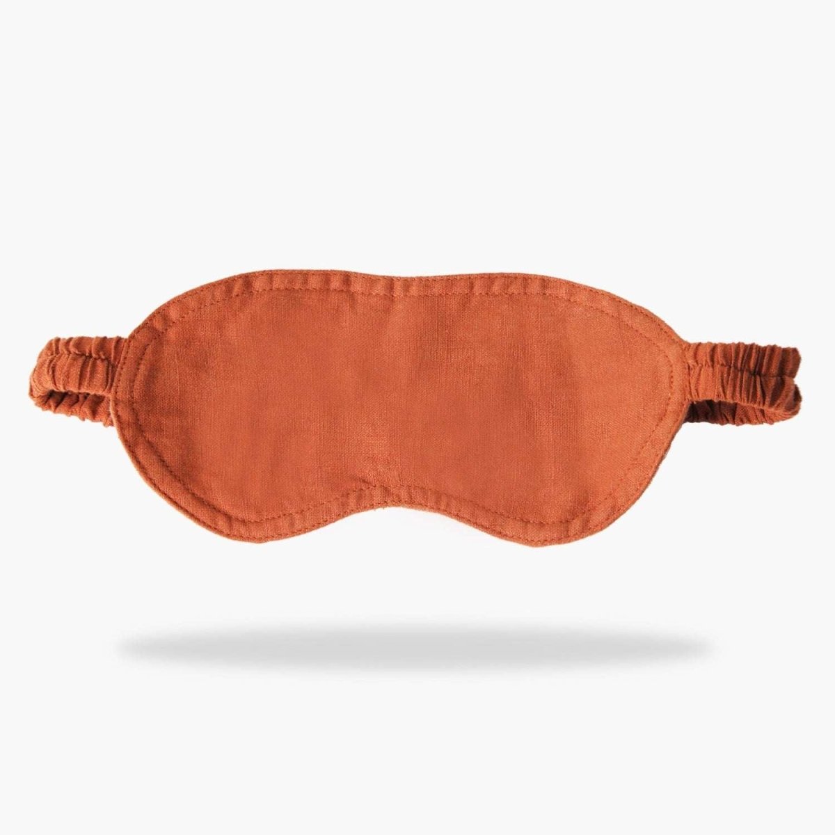 Caramel Colorblock 100% Organic Linen Eye Mask - Victory Symbol