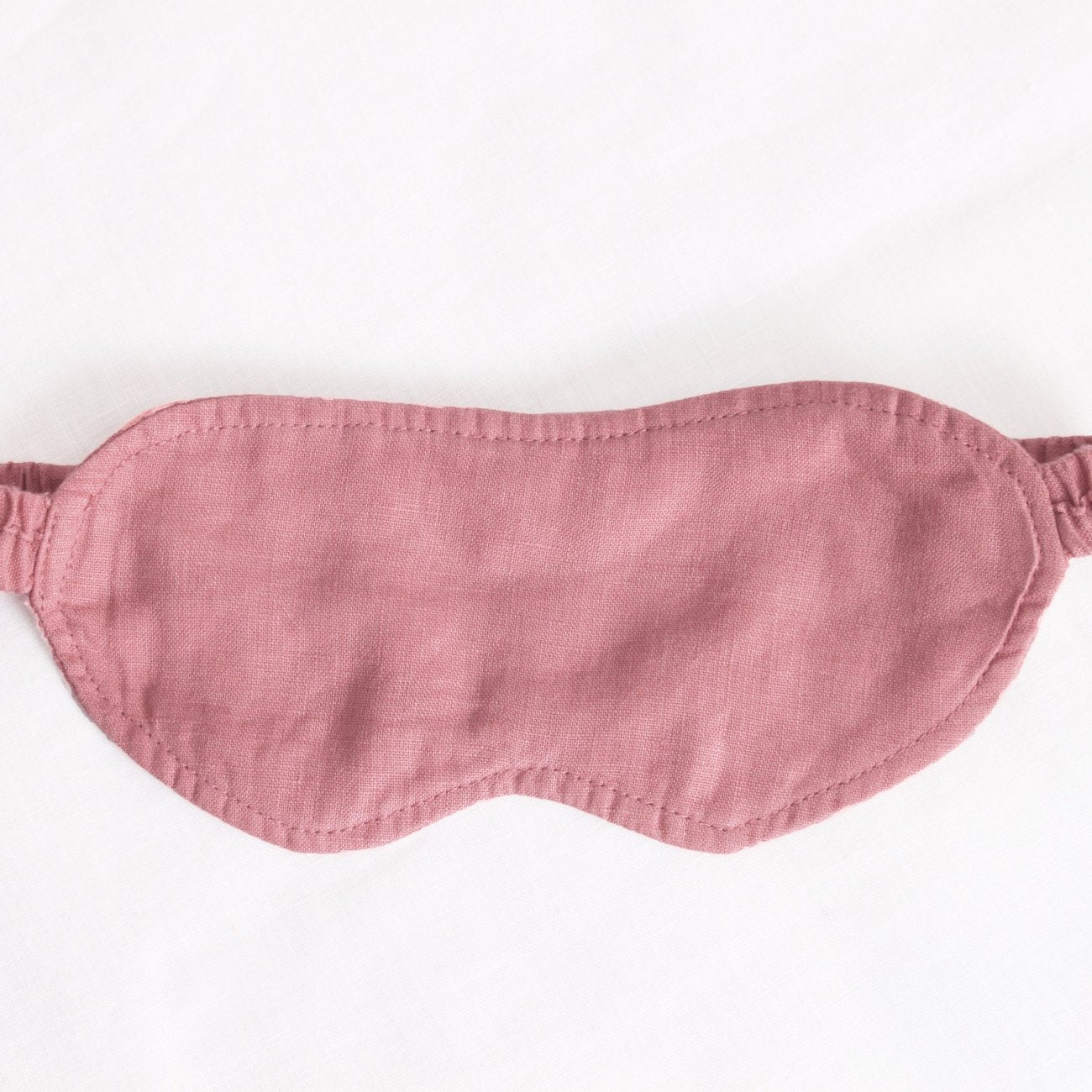 Light Plum 100% Organic Linen Eye Mask - Victory Symbol