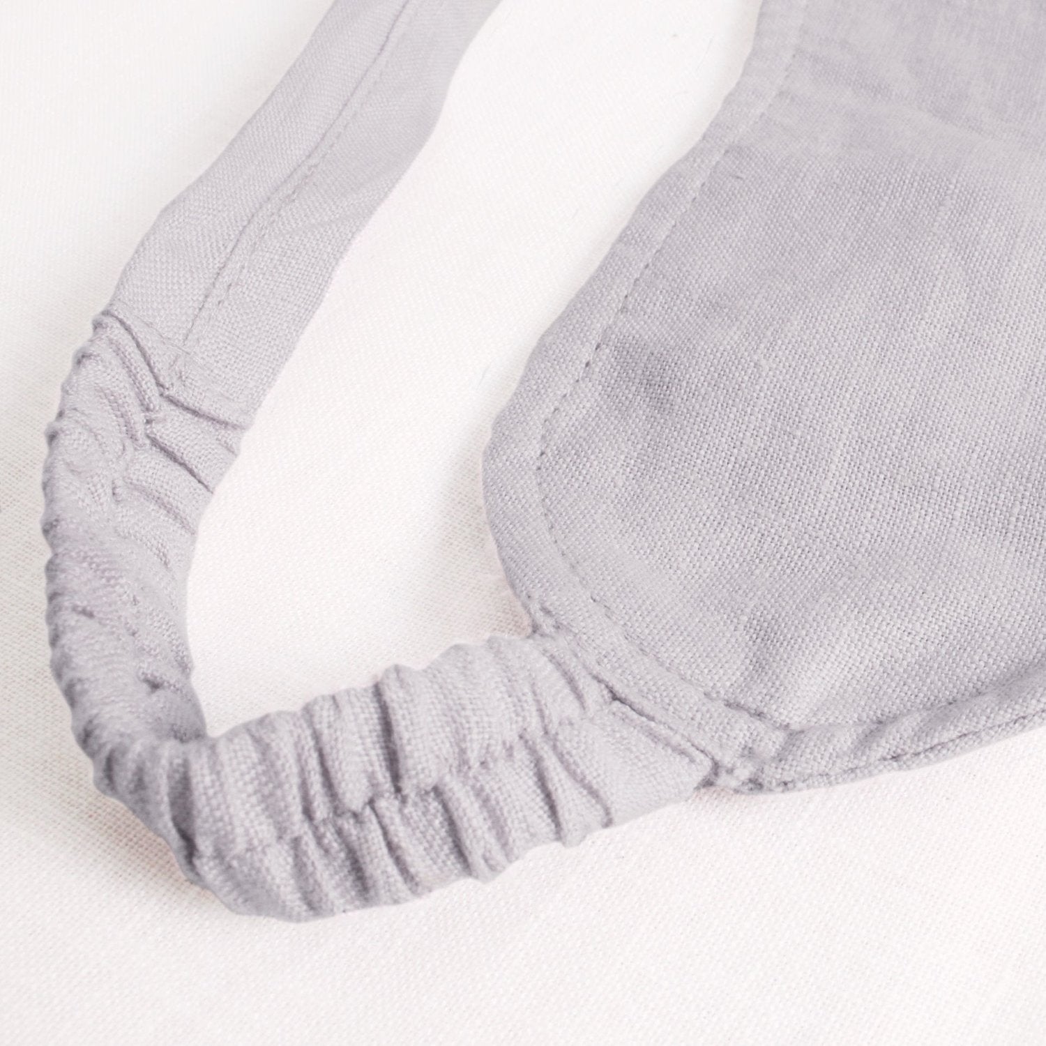 Light Purple 100% Organic Linen Eye Mask - Victory Symbol