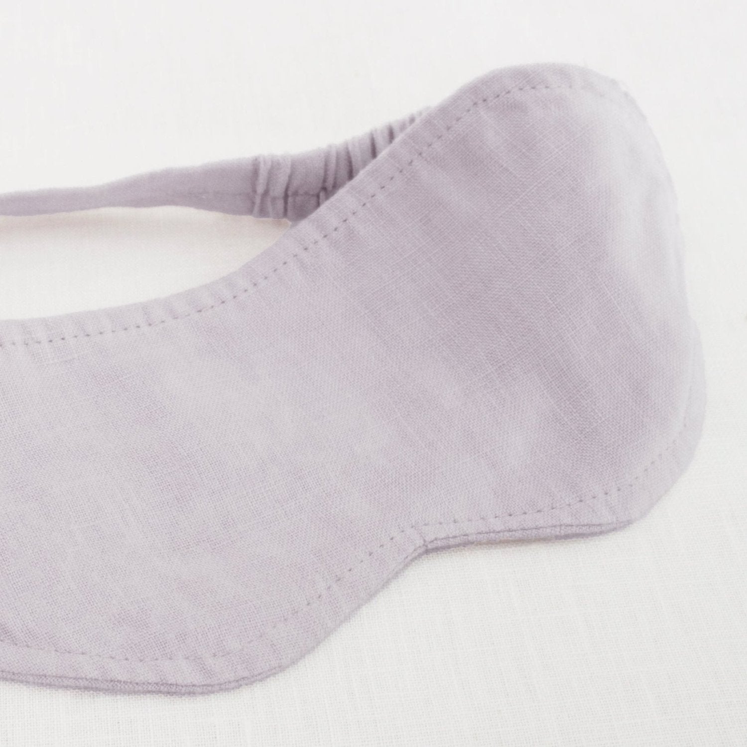 Light Purple 100% Organic Linen Eye Mask - Victory Symbol