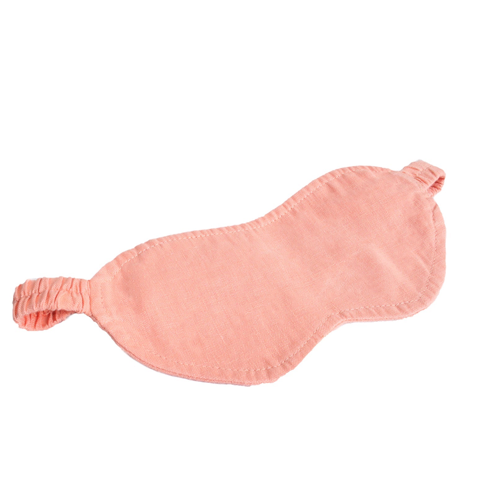 Peach Pink 100% Organic Linen Eye Mask - Victory Symbol