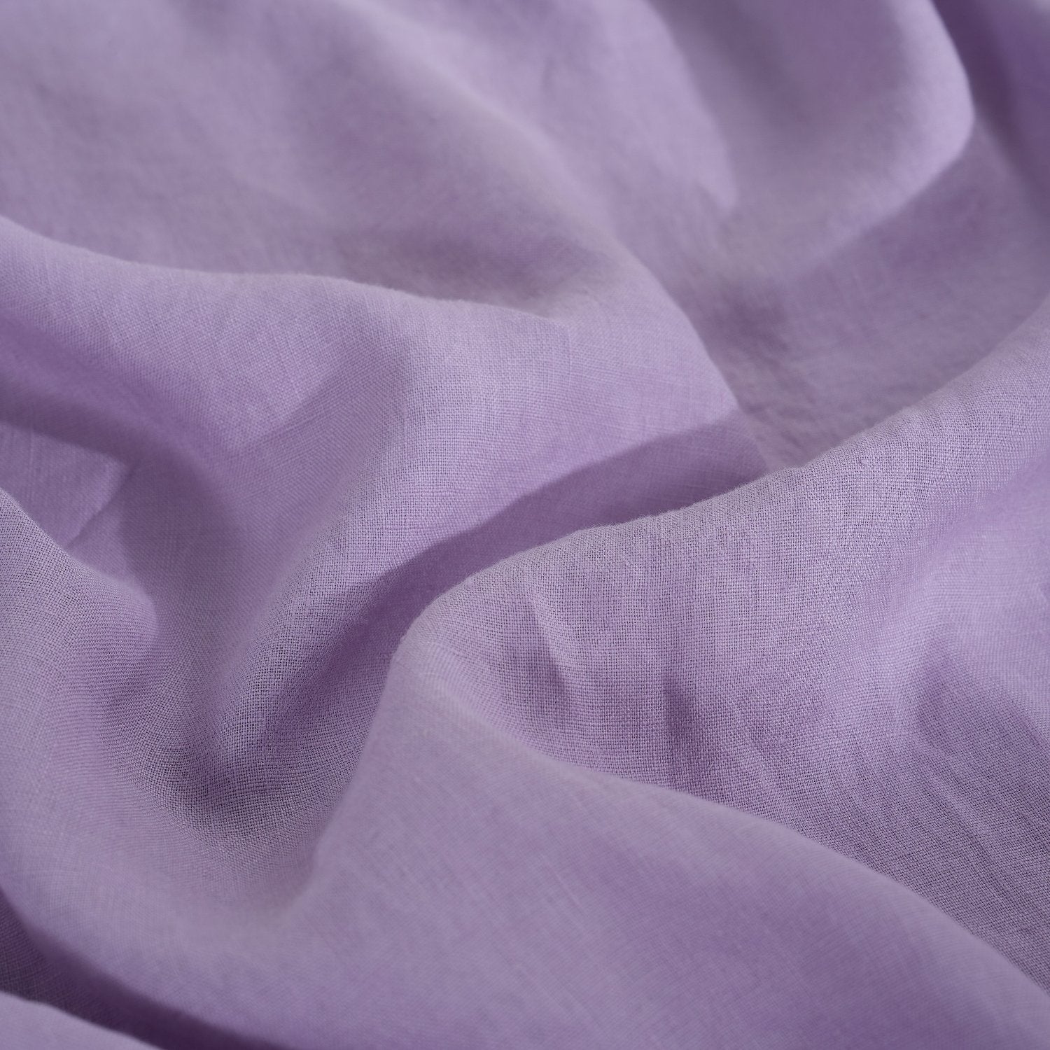 Purple Lavender 100% Organic Linen Fitted Sheet - Victory Symbol