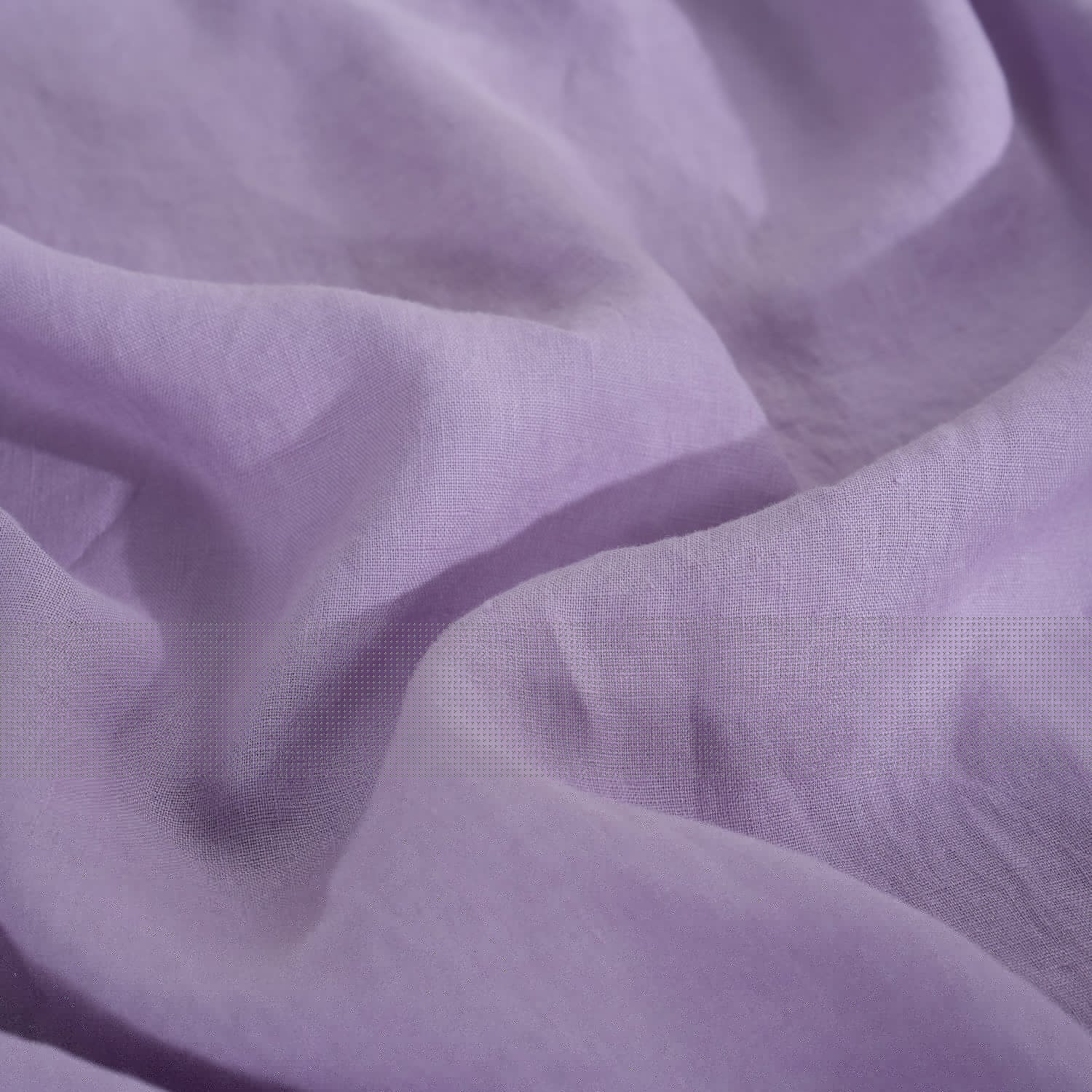 Purple Lavender 100% Organic Linen Flat Sheet - Victory Symbol