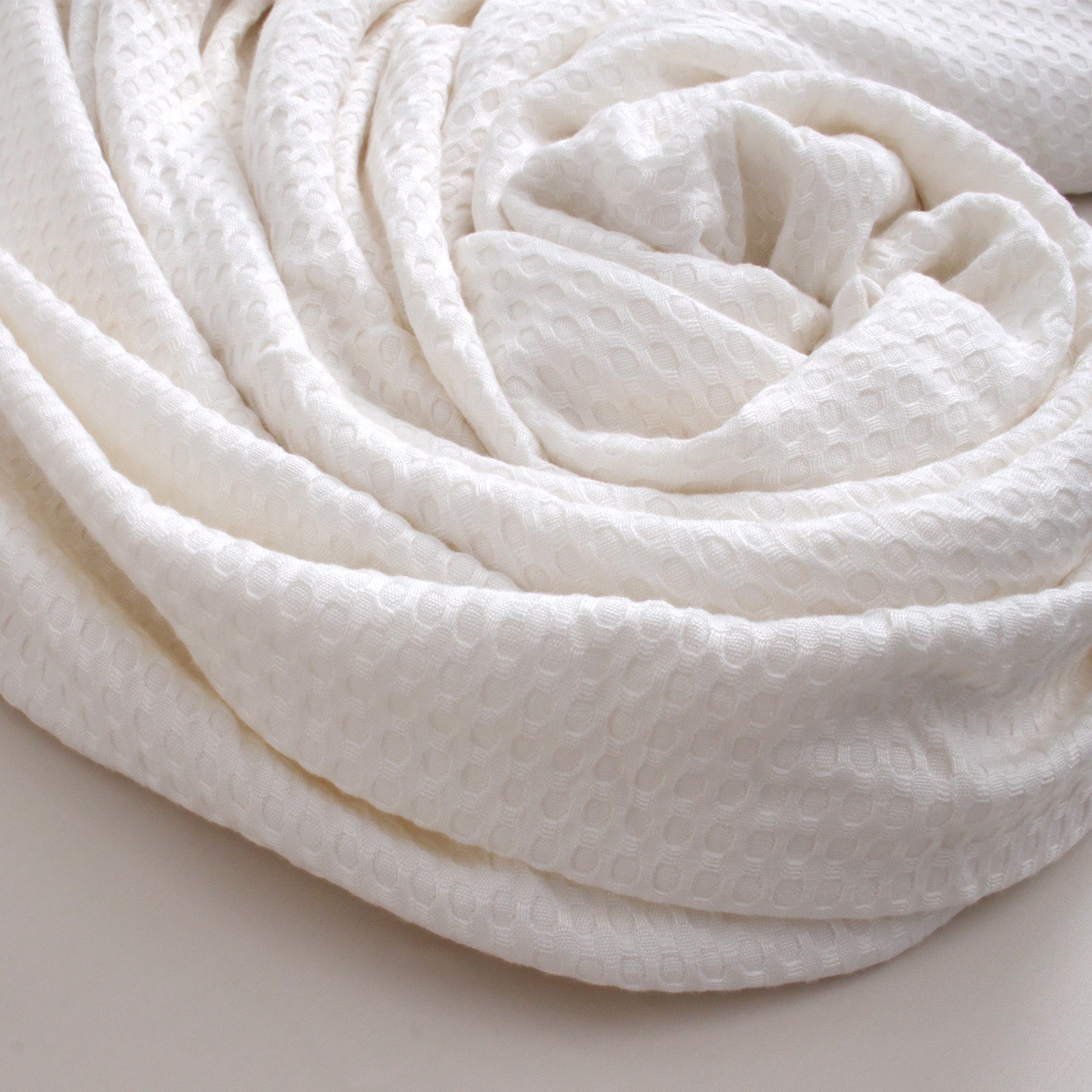 White 100% Organic Bamboo Blanket-Victory Symbol